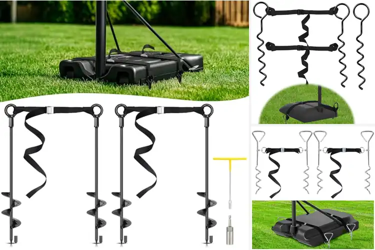 Detailed view of Best Basketball Hoop Anchors for Stability & Safety