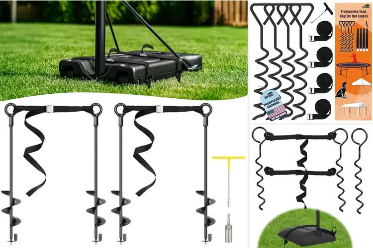 Detailed view of Best Basketball Trampoline Anchors: Top 10 Secure Picks