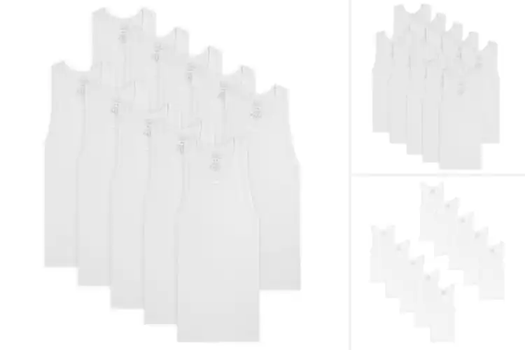 Detailed view of Best Boys’ Multi Pack Undershirts