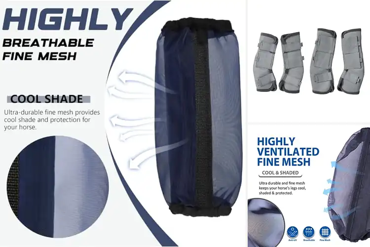 Detailed view of Best Breathable Horse Boots for Cool Comfort