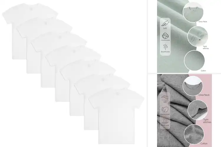 Detailed view of Best Combed Cotton Tees for Boys