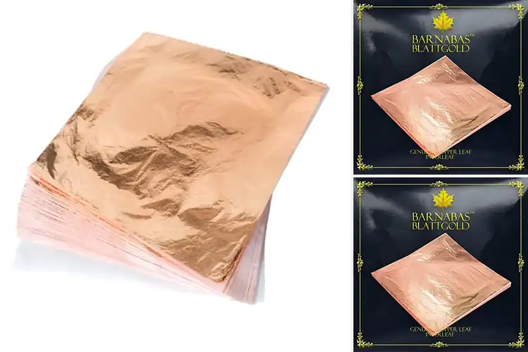 Detailed view of Best Copper Leaf Papers