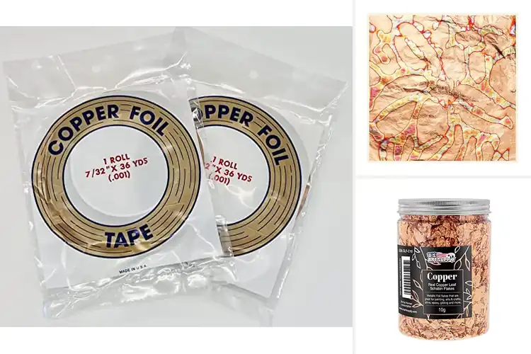 Detailed view of Best Copper Nail Foils: Radiant, Long-Lasting Shine