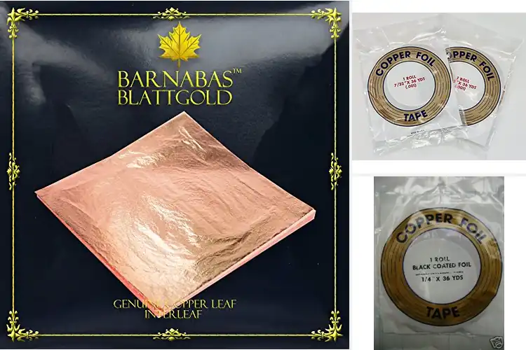 Detailed view of Best Copper Painting Foils