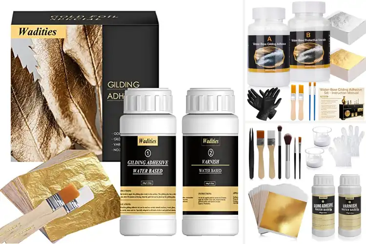 Detailed view of Best Gilding Foil Leaves for Sparkling Crafts