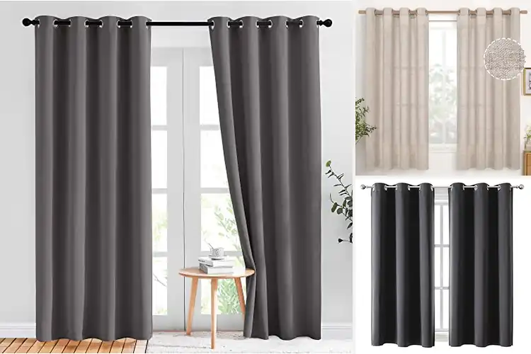 Detailed view of Best Grommet Window Curtains