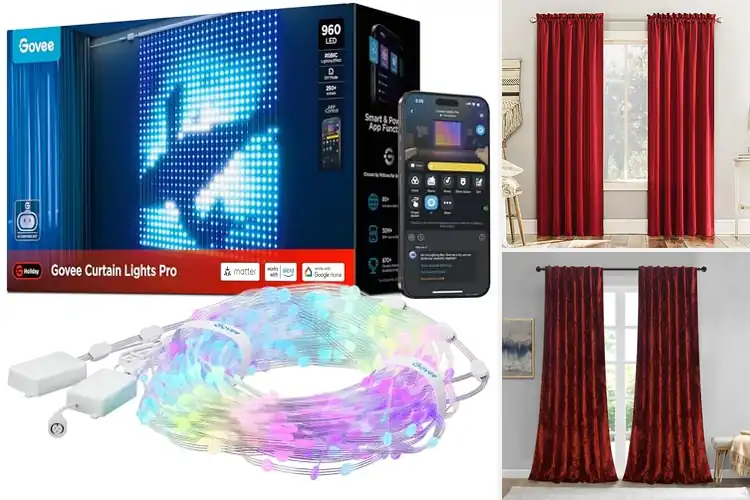 Detailed view of Best Holiday Curtains: 8 Elegant Styles for Your Home