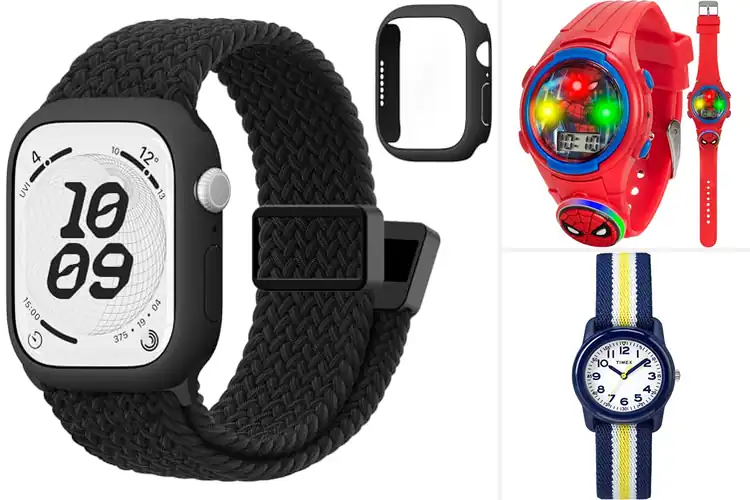 Detailed view of Best Kids Adjustable Strap Watches: Fun & Durable Fits