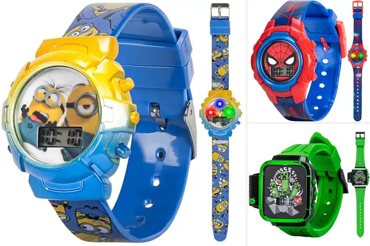 Detailed view of Best Kids Flashing Dial Watches