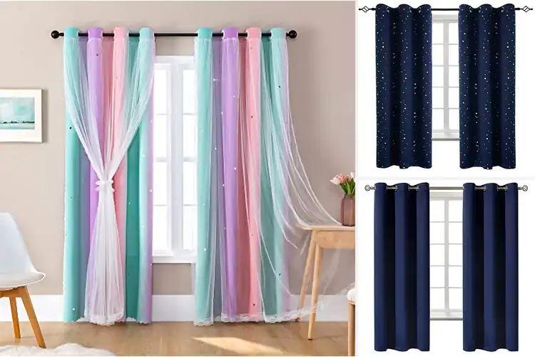 Detailed view of Best Kids Room Curtains for Bright Spaces
