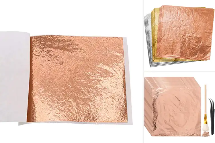 Detailed view of Best Metallic Rose Gold Leaves: 10 Elegant Craft Picks