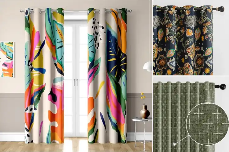 Detailed view of Best Modern Printed Curtains: 10 Fresh, Easy‑Care Styles