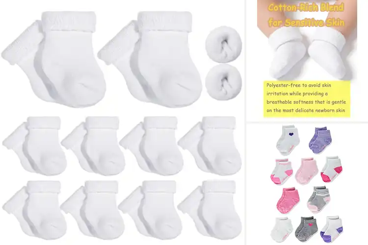 Detailed view of Best Premium Baby Socks: 10 Cozy, Stylish, and Secure Picks
