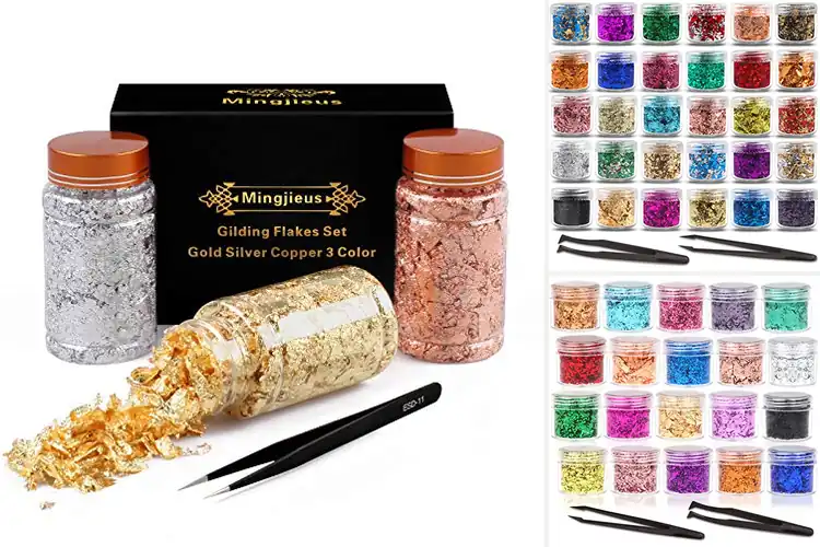 Detailed view of Best Resin Jewelry Foils