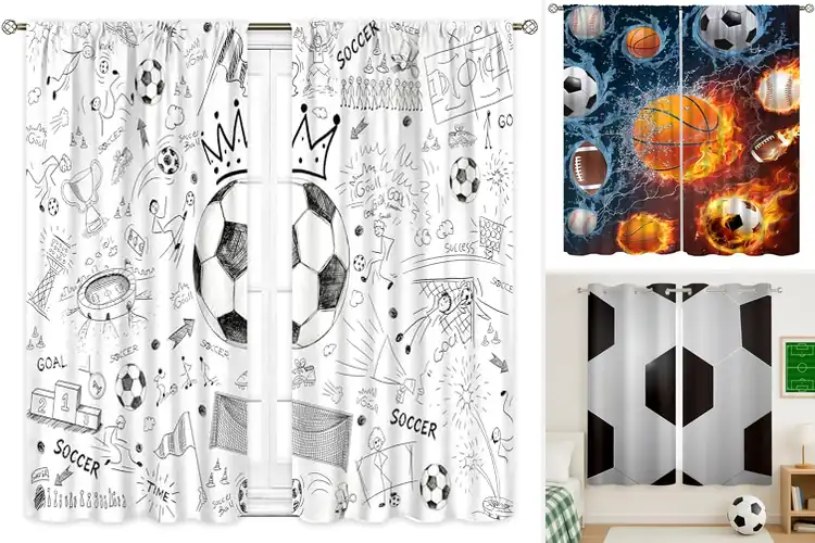 Detailed view of Best Soccer Sports Curtains: Top 10 Stylish Picks