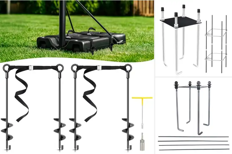 Detailed view of Best Sports Hoop Anchors for Stability & Safety