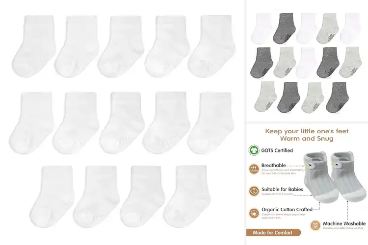 Detailed view of Best Stretch Baby Socks: Top 10 Picks for Growing Feet
