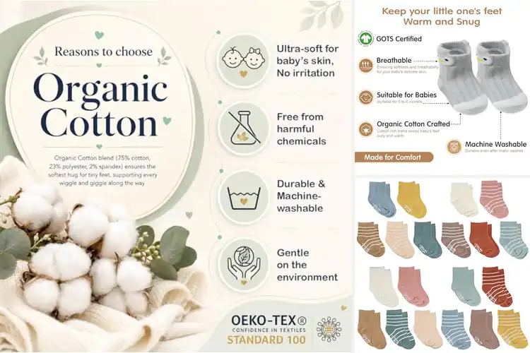Detailed view of Best Unisex Baby Socks: Top 10 Picks for Comfort & Safety