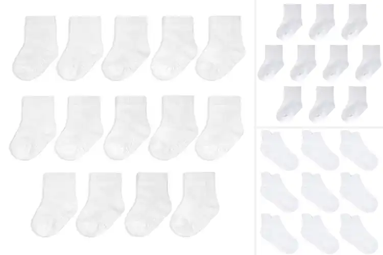 Detailed view of Best White Baby Socks: Top 10 Cozy Picks